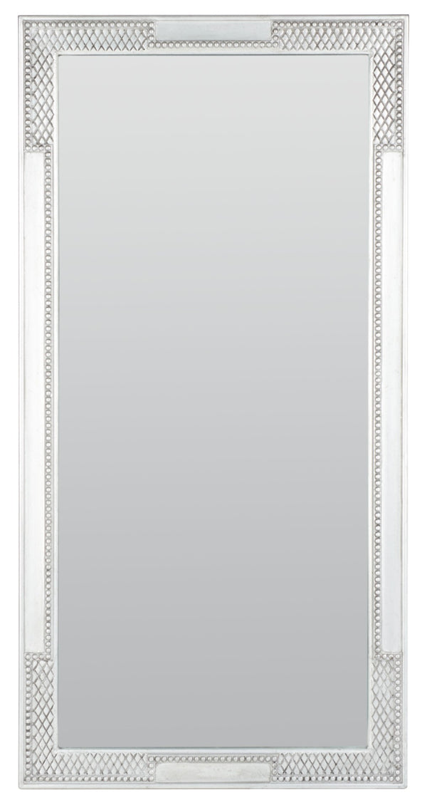 Safavieh LERSON Mirror – Elegant Full-Length Design with Sculptural Frame for Modern and Classic Interiors Silver MRR5002B