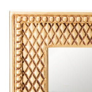 Safavieh VELMIN Mirror - Elegant Baroque-Inspired Design for Timeless Home Décor and Stylish Interiors Gold MRR5003A