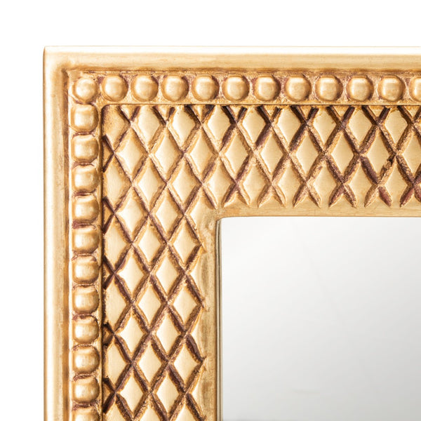 Safavieh VELMIN Mirror - Elegant Baroque-Inspired Design for Timeless Home Décor and Stylish Interiors Gold MRR5003A