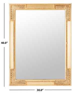Safavieh VELMIN Mirror - Elegant Baroque-Inspired Design for Timeless Home Décor and Stylish Interiors Gold MRR5003A