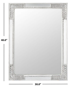 Safavieh VELMIN Mirror - Elegant Baroque-Inspired Design for Timeless Home Décor and Stylish Interiors Silver MRR5003B