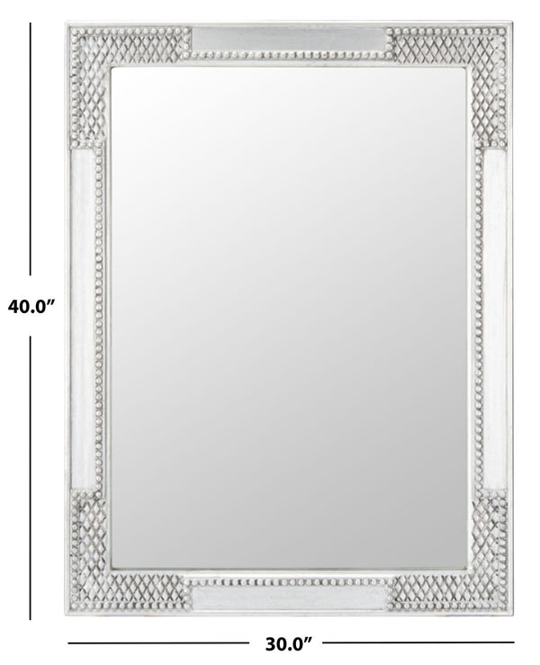 Safavieh VELMIN Mirror - Elegant Baroque-Inspired Design for Timeless Home Décor and Stylish Interiors Silver MRR5003B