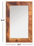 Safavieh Leyton Mirror Walnut MRR6501A