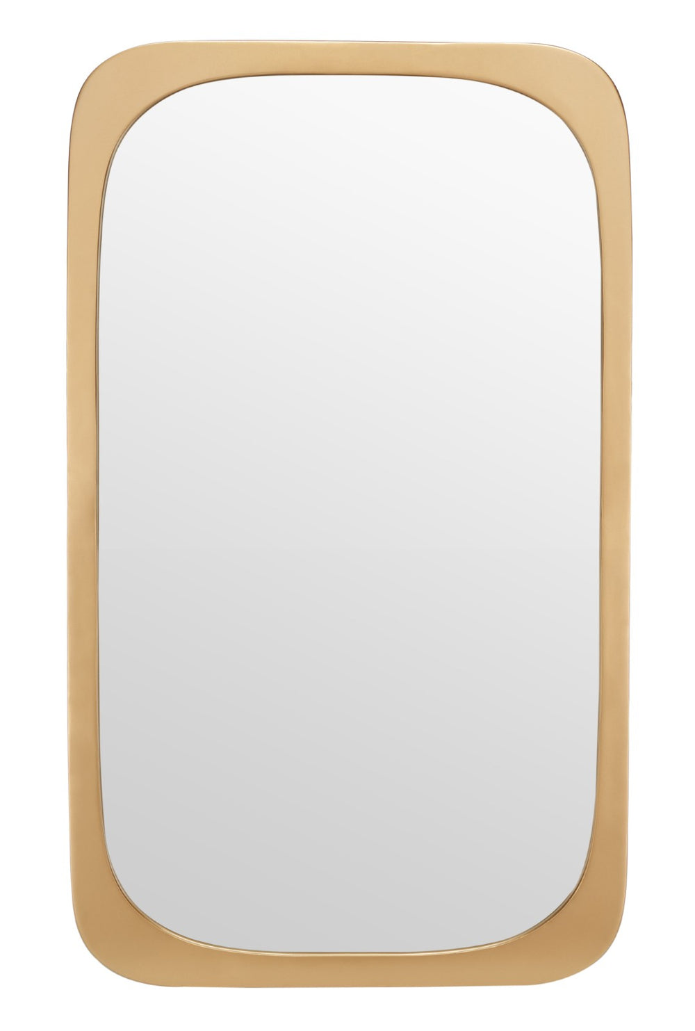 Safavieh BRAMWELL, 21-Inch Gold Iron/MDF Mirror – Elegant Reflective Design for Modern Home Décor & Style MRR8001A