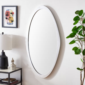 Safavieh CASSINI, 25-Inch Elegant Mirror – Timeless Design Ideal for Any Room with Durable Metal Frame and Glass Silver MRR8002A