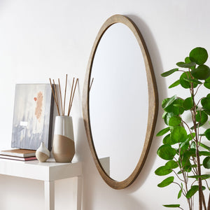 Safavieh CASSINI, 25-Inch Elegant Mirror – Timeless Design Ideal for Any Room with Durable Metal Frame and Glass Brass MRR8002B