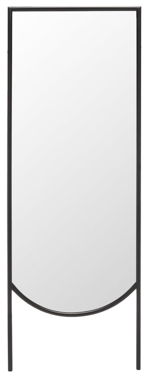 Safavieh PATEL, 25 Inch Black Iron Mirror – Contemporary Minimalist Design for Stylish Home Decor & Focal Point MRR8005A