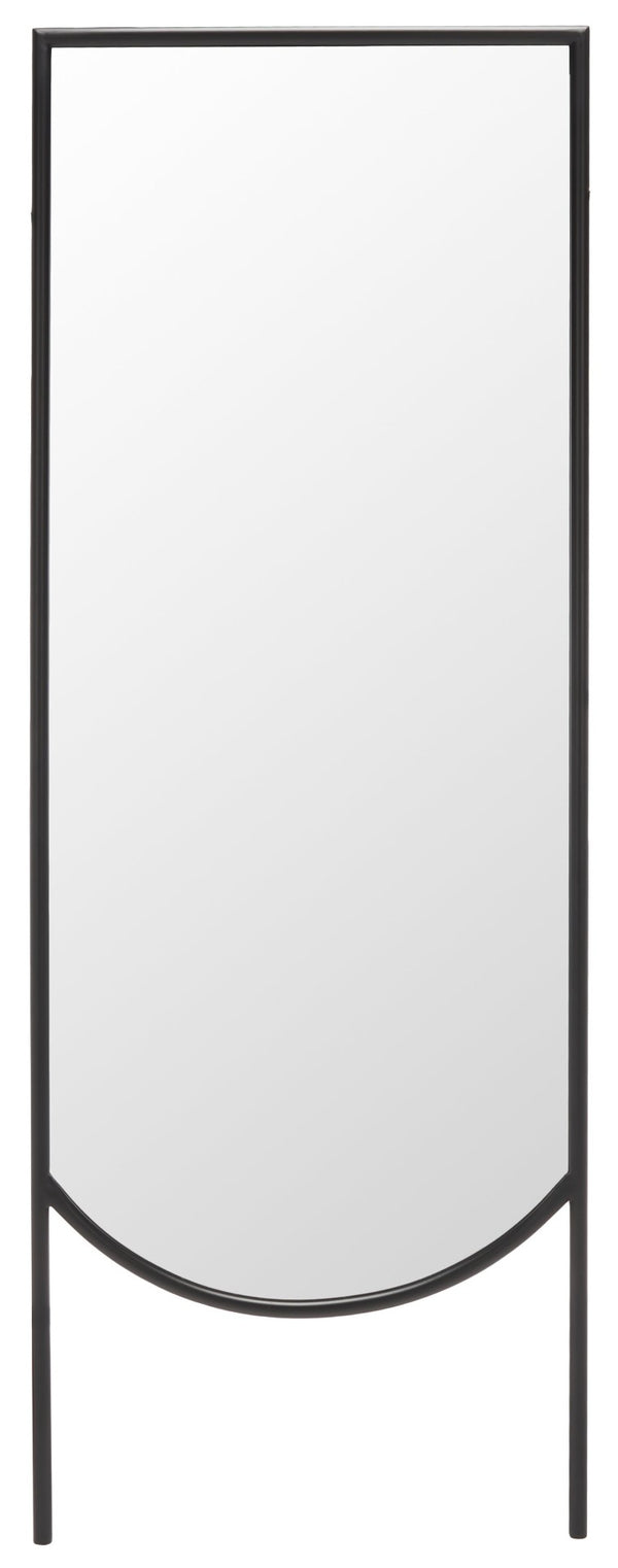 Safavieh PATEL, 25 Inch Black Iron Mirror – Contemporary Minimalist Design for Stylish Home Decor & Focal Point MRR8005A