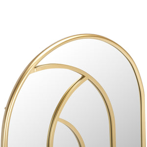 Safavieh Patel, 25 Inch, Gold, Iron Mirror​ Gold Iron/Mirror MRR8006A