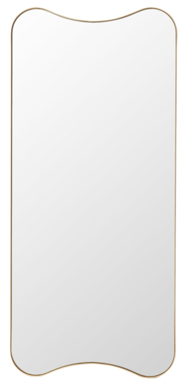 Safavieh HYLA, 14-Inch Gold Iron Mirror - Timeless Elegance for Entryways, Living Rooms, and More! MRR8008A