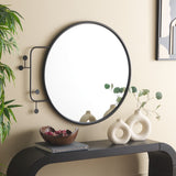 Safavieh Marlo, 31 Inch, Black, Iron Mirror​ Black Iron/Mirror MRR8009A