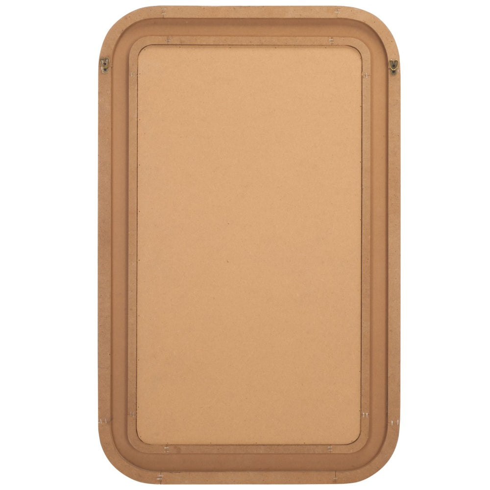 Safavieh ALESSA, 23.75-Inch Wood Mirror – Elegant Accent for Entryways, Bedrooms, and Modern Spaces Natural MRR9000A