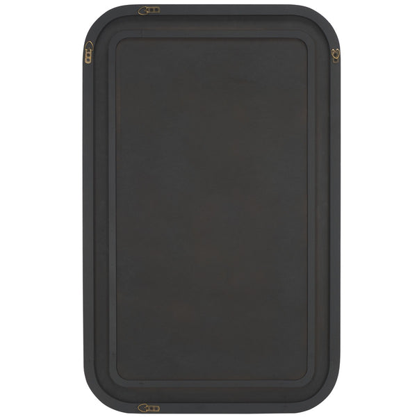 Safavieh Alessa, 23.75" Inch, Black, Wood, Mirror Black MRR9000B