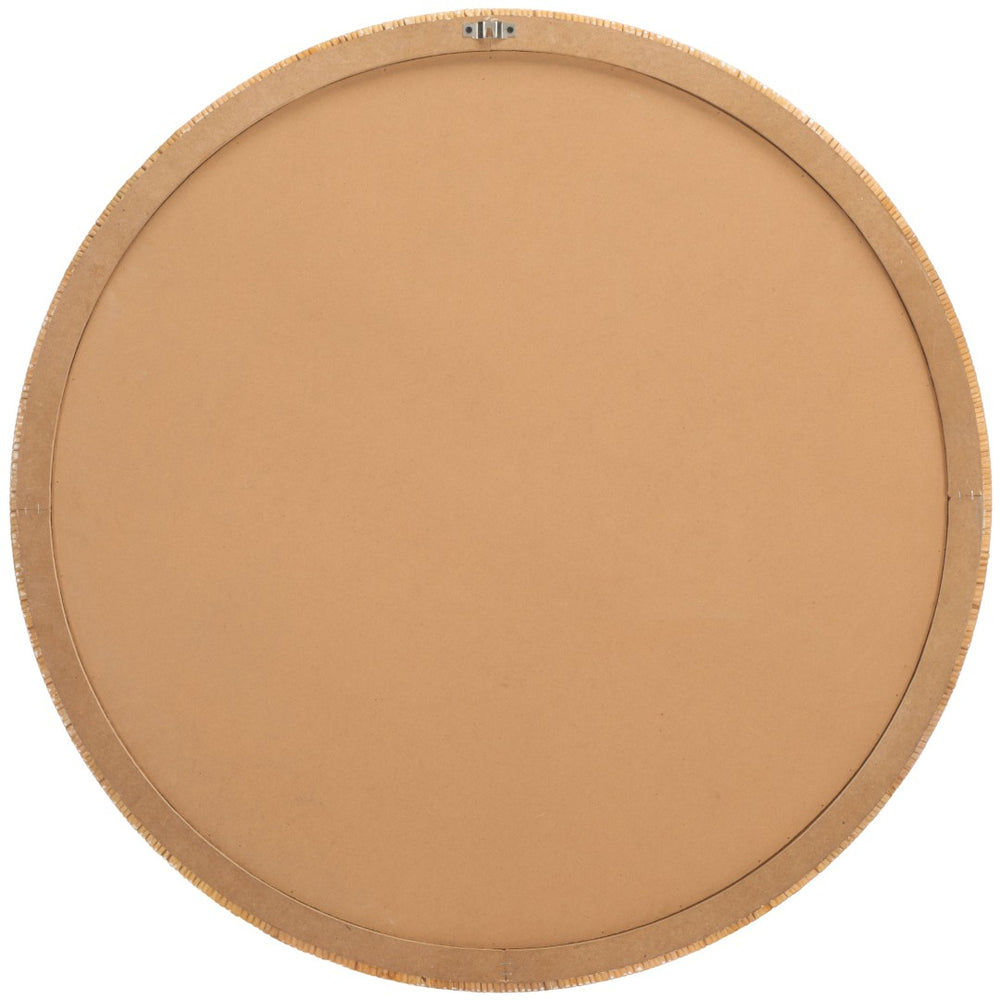 Safavieh MILA Round Natural Wood and Vine Mirror - Artisan Crafted, Versatile Decor for Any Space, 35.75" MRR9001A