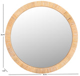 Safavieh Mila 35.75 Inch, Natural, Wood/Vine Mirror Natural MRR9001A