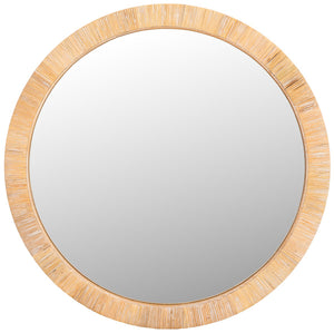 Safavieh Mila 35.75 Inch, Natural, Wood/Vine Mirror Natural MRR9001A