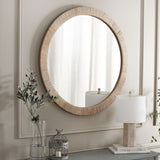 Safavieh Mila 35.75 Inch, Natural, Wood/Vine Mirror Natural MRR9001A