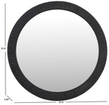 Safavieh Nellie 31.5 Inch, Black, Wood/Vine Mirror Black MRR9002A