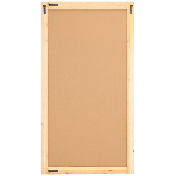 Safavieh Zoelle 29.72 Inch, Natural, Wood Mirror Natural MRR9003A