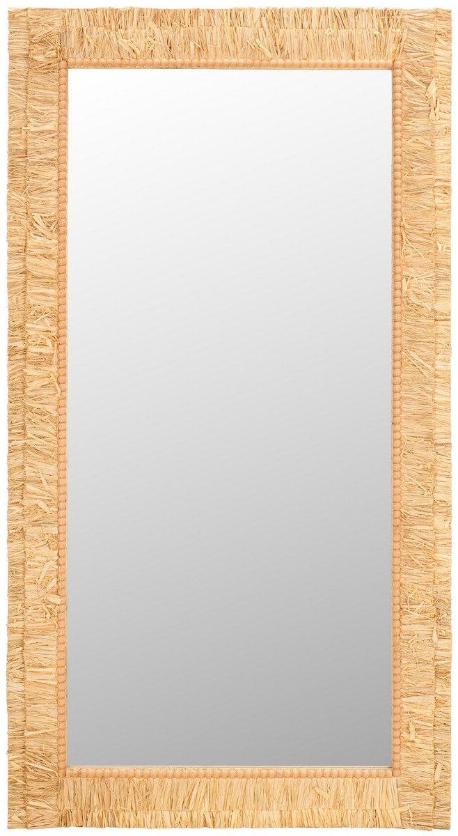 Safavieh Zoelle 29.72 Inch, Natural, Wood Mirror Natural MRR9003A