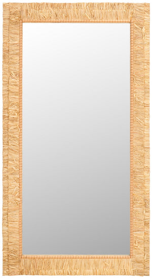 Safavieh Zoelle 29.72 Inch, Natural, Wood Mirror Natural MRR9003A