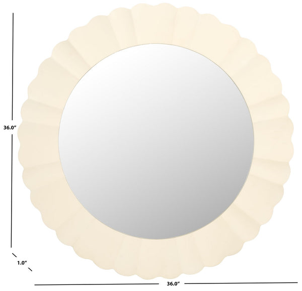Safavieh Nooa 36 Inch, White, Wood Mirror White MRR9004A