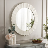 Safavieh Nooa 36 Inch, White, Wood Mirror White MRR9004A