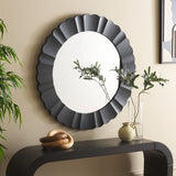 Safavieh Nooa 36 Inch, Black, Wood Mirror Black MRR9004B