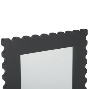 Safavieh Nadia 24 Inch, Black, Wood Mirror Black MRR9005A