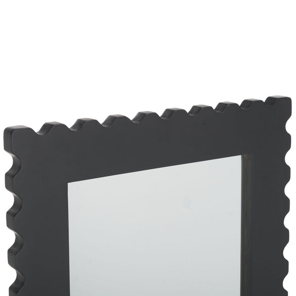 Safavieh Nadia 24 Inch, Black, Wood Mirror Black MRR9005A