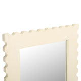 Safavieh Nadia 24 Inch,White Wood Mirror White MRR9005B