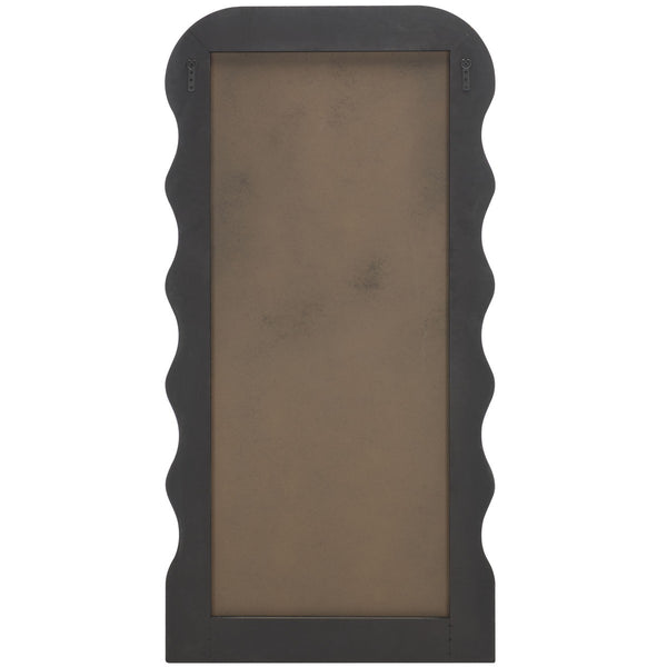 Safavieh Mahya 31.5 Inch, Black, Wood Mirror Black MRR9006A