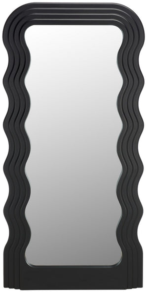 Safavieh Mahya 31.5 Inch, Black, Wood Mirror Black MRR9006A