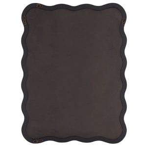Safavieh IZARA- Sleek 23.6" x 31.5" Black MDF/Wood Frame Mirror for Entryway, Bedroom, Bathroom Accent Piece MRR9007B