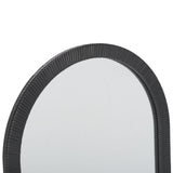 Safavieh Minna 17.72 Inch, Black, Wood Mirror Black MRR9008A