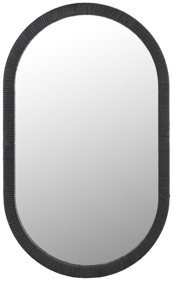 Safavieh Minna 17.72 Inch, Black, Wood Mirror Black MRR9008A