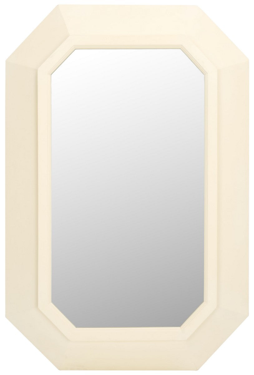Safavieh Zaira 23.82 Inch, White, Wood Mirror White MRR9009A