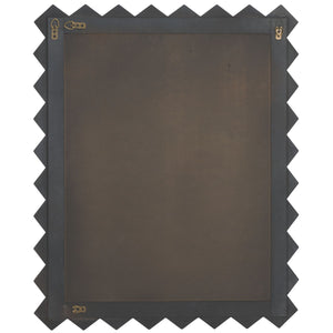 Safavieh Kase 26 Inch, Black, Wood Mirror Black MRR9010A