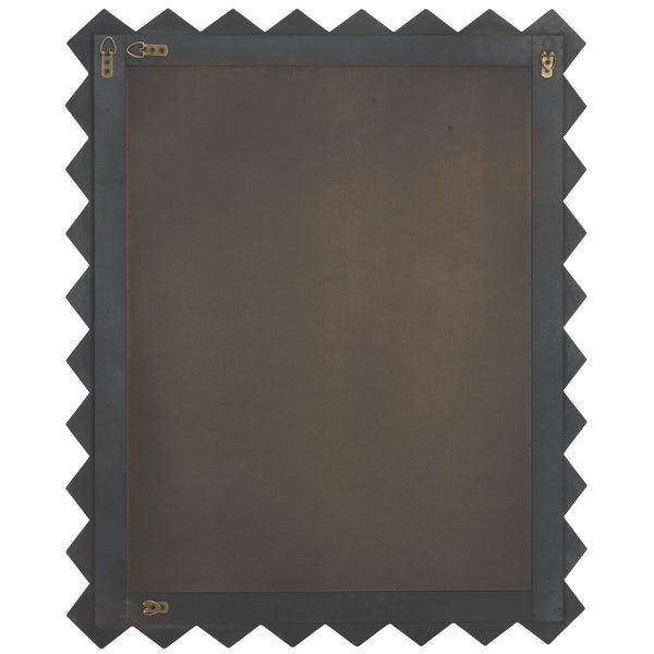 Safavieh Kase 26 Inch, Black, Wood Mirror Black MRR9010A