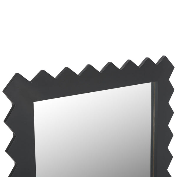 Safavieh Kase 26 Inch, Black, Wood Mirror Black MRR9010A