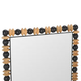 Safavieh Azaria Mirror Black / Natural Pine/Mdf 