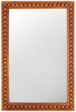 Safavieh Olena Mirror Light Brown  Pine Wood / Schima Pearl