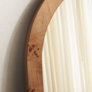 Safavieh Kuo Mirror Natural / Light Natural Mdf