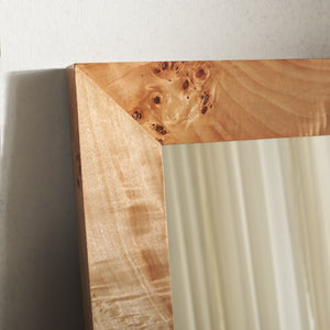 Safavieh Ava Mirror Natural / Light Natural Mdf With Poplar Willow Veneer ,Mdf