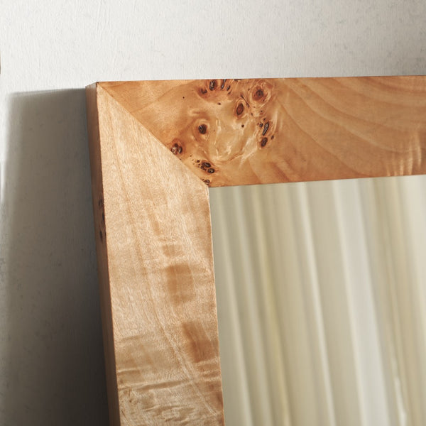 Safavieh Ava Mirror Natural / Light Natural Mdf With Poplar Willow Veneer ,Mdf