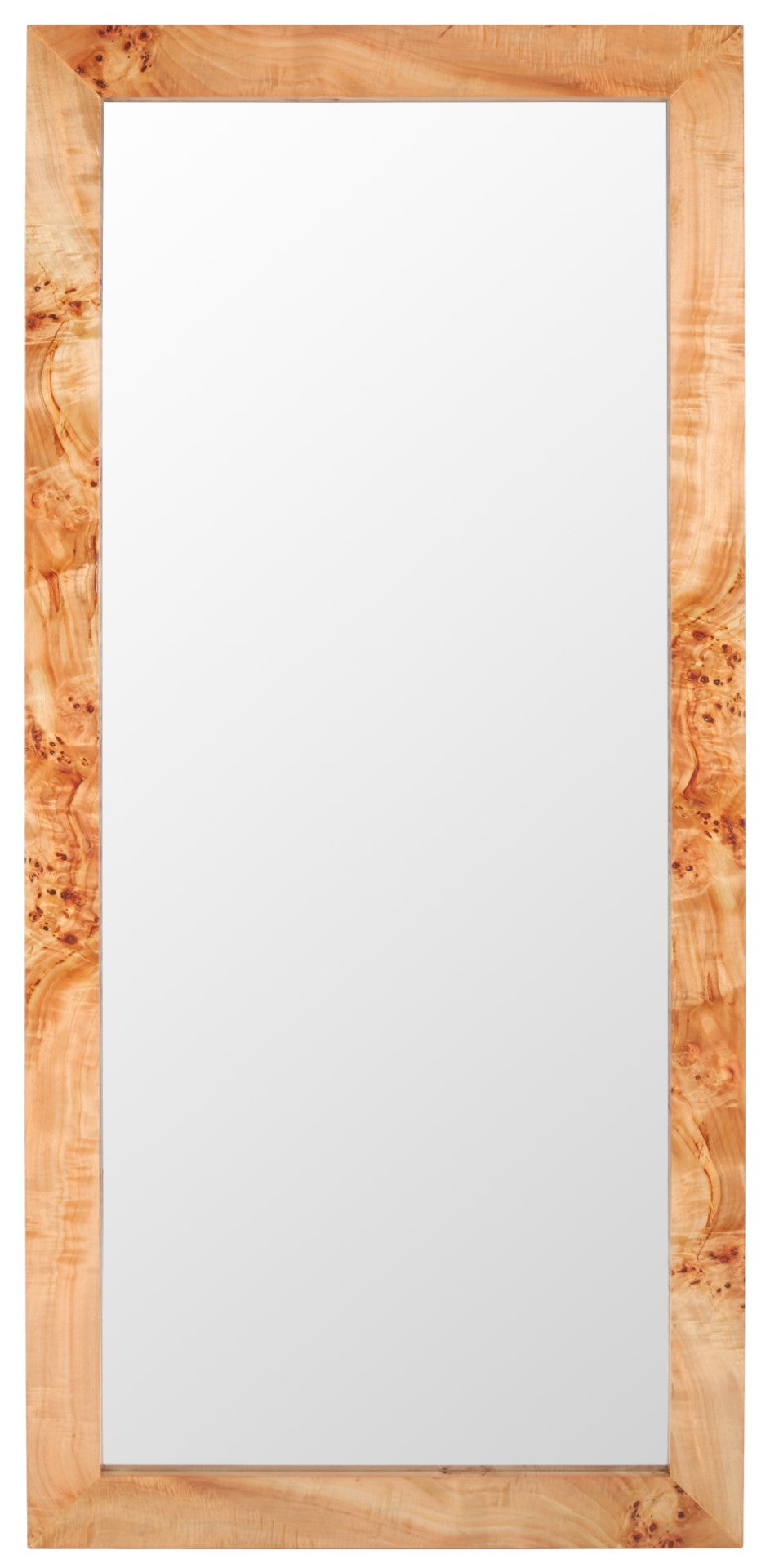 Safavieh Ava Mirror Natural / Light Natural Mdf With Poplar Willow Veneer ,Mdf
