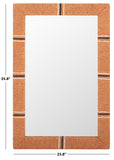 Safavieh Salra Mirror Natural Mdf