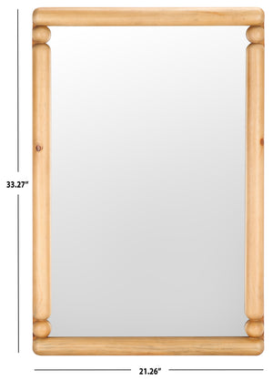 Safavieh Mariana Mirror Natural Pine/Mdf 