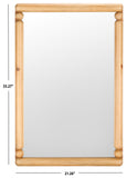 Safavieh Mariana Mirror Natural Pine/Mdf 