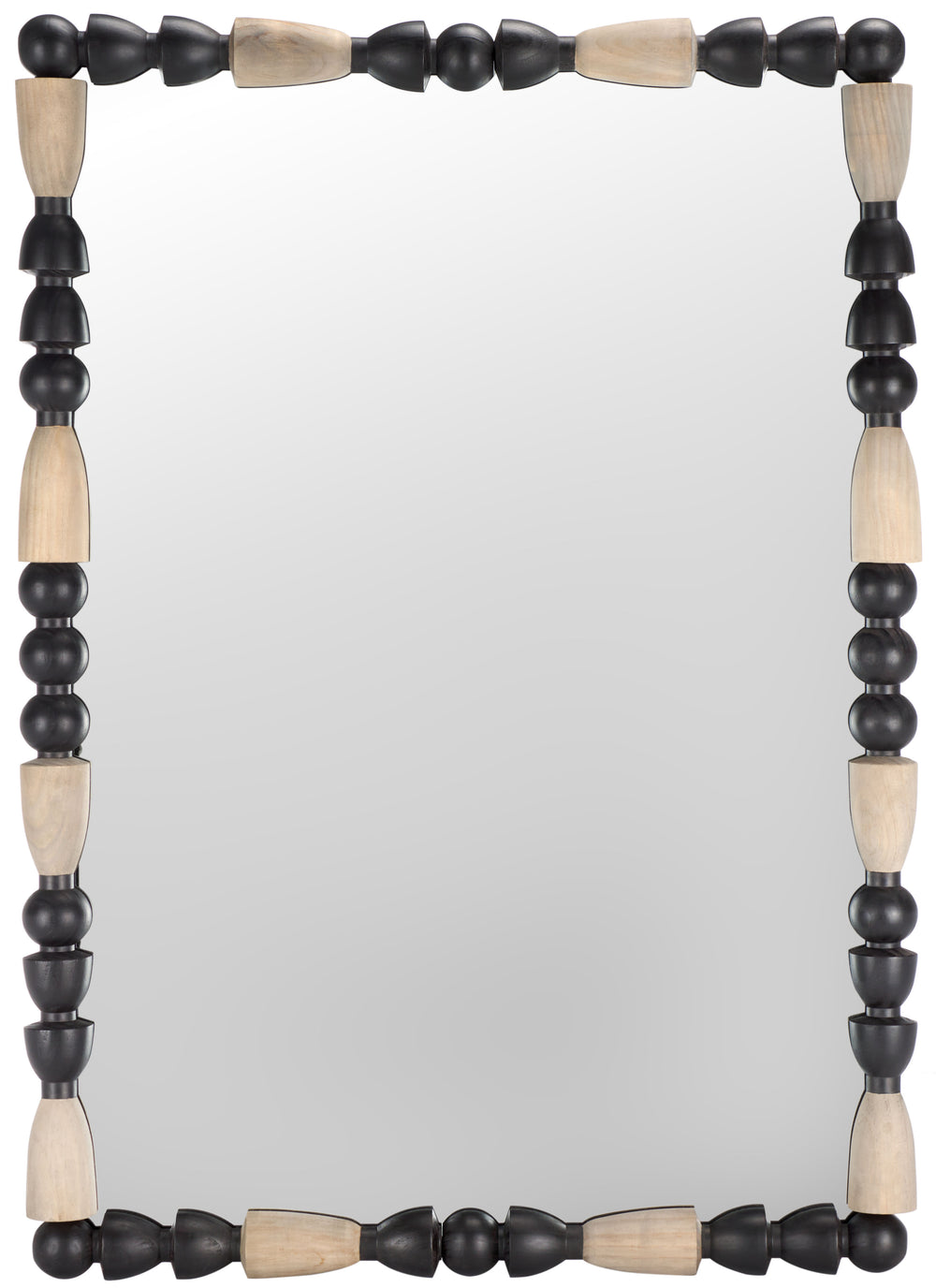 Safavieh Gabbhi Mirror Black / Grey Pine/Mdf 